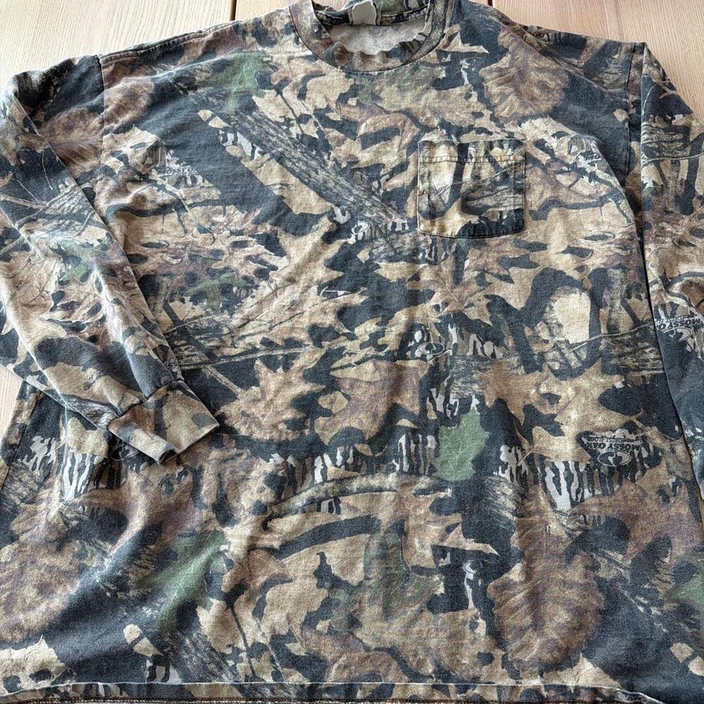 Vintage jerzees camouflage long sleeve
